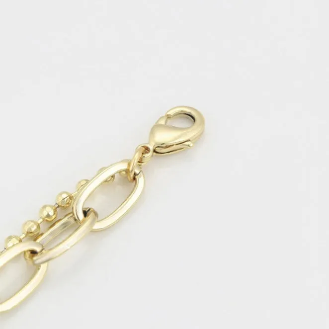 14k Gold Filled Two Layers Anklet