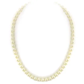 1928 Jewelry Classic 8mm Round Faux Pearl Strand Necklace 18