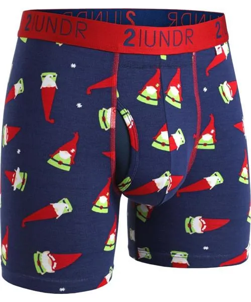 2UNDR Swing Shift 6in Boxer Brief in Gnomes