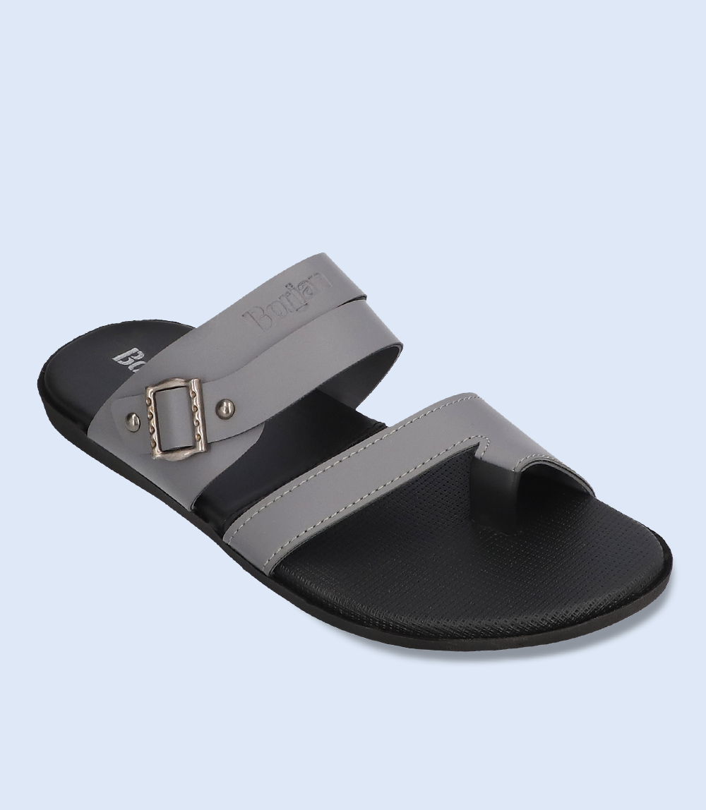 BM4517-GREY-Men Chappal