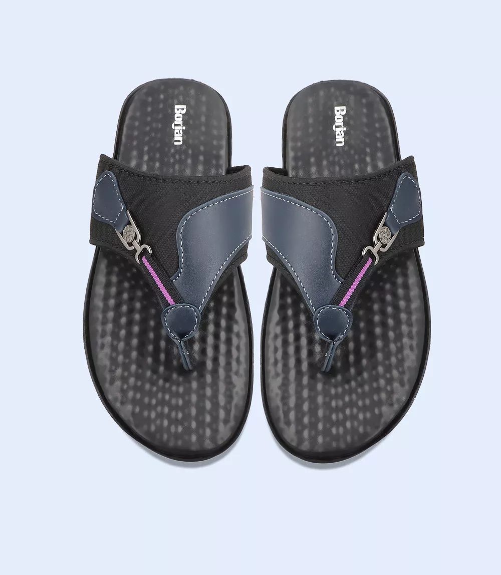 BM5466-NAVY-Men Chappal