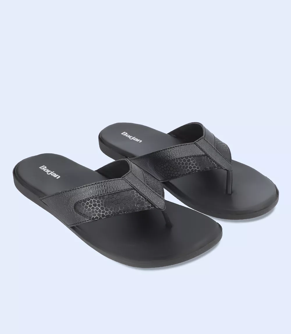 BM5531-BLACK-Men Chappal