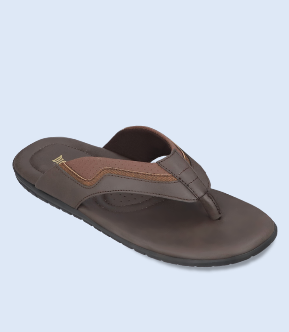 BM5559-BROWN-Men Casual Chappal