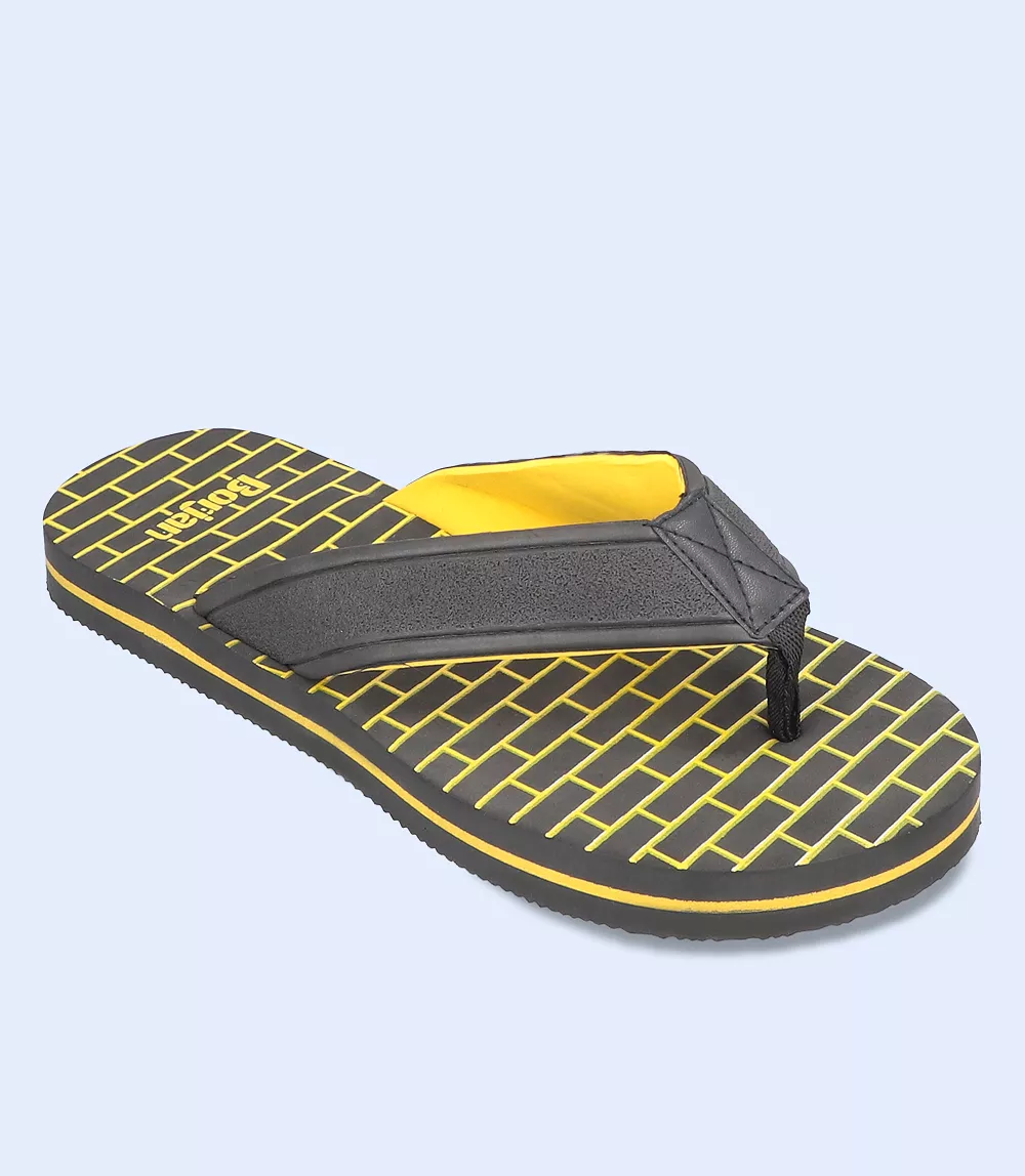 BM5566-BLACK-Men Flip flop