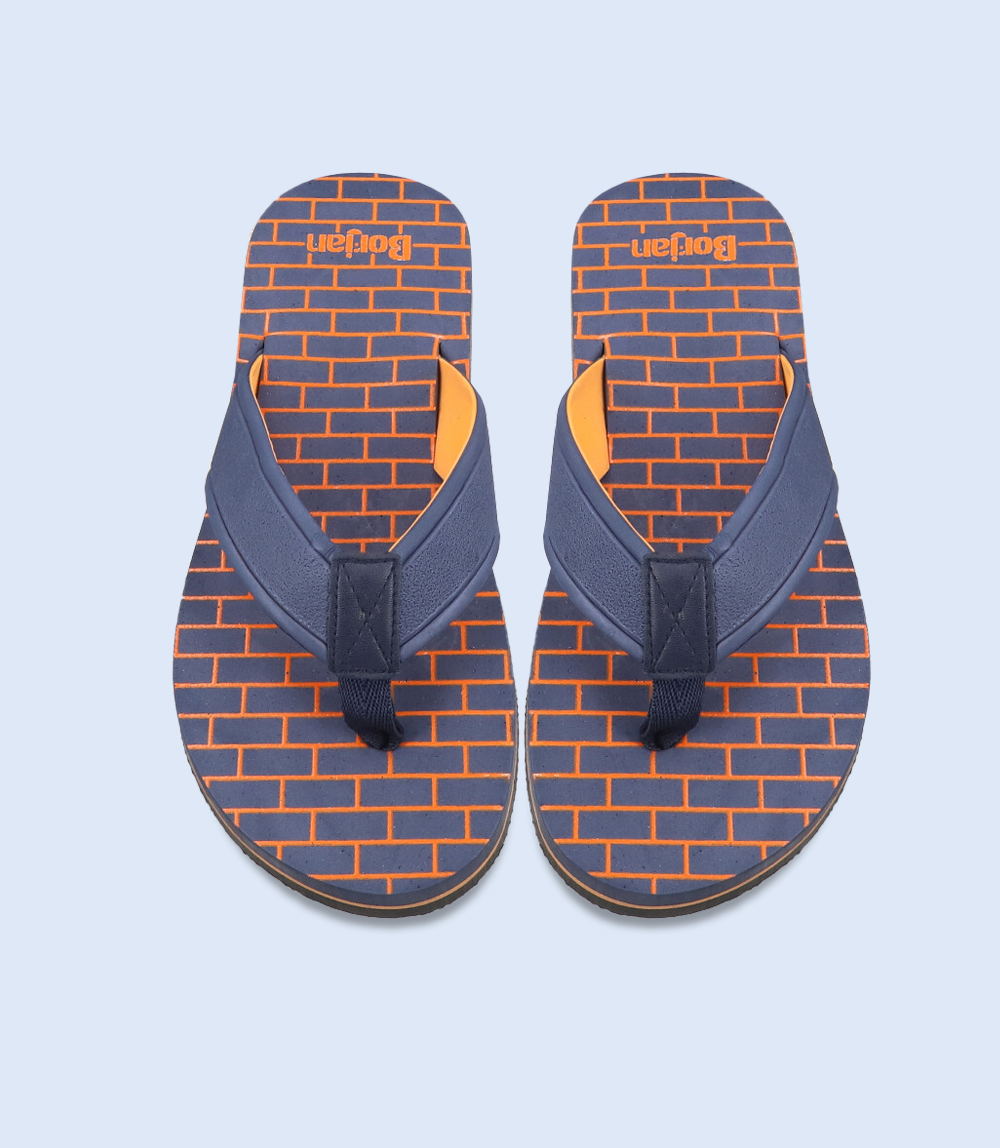 BM5566-NAVY BLUE-Men Flip flop