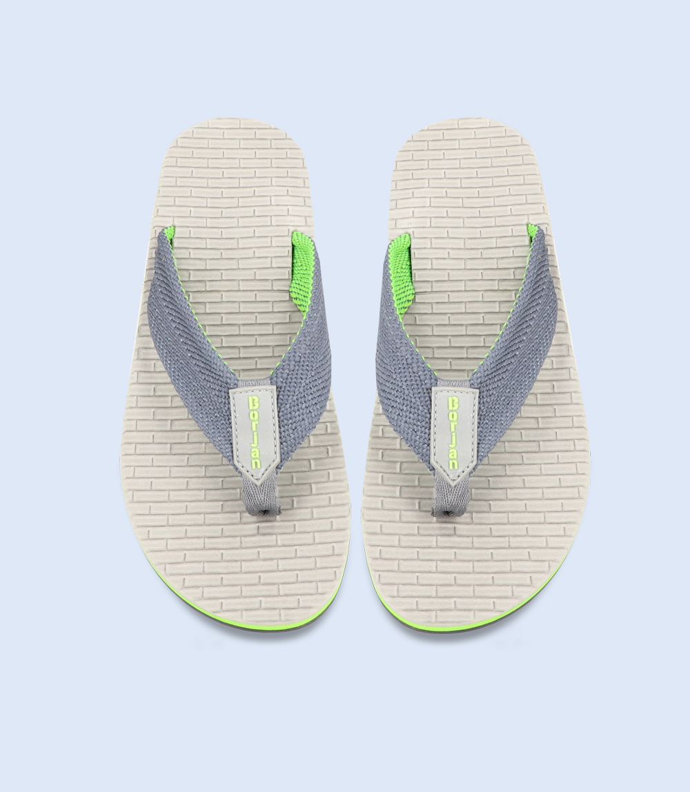 BM5626-GREY-Men Flip flop