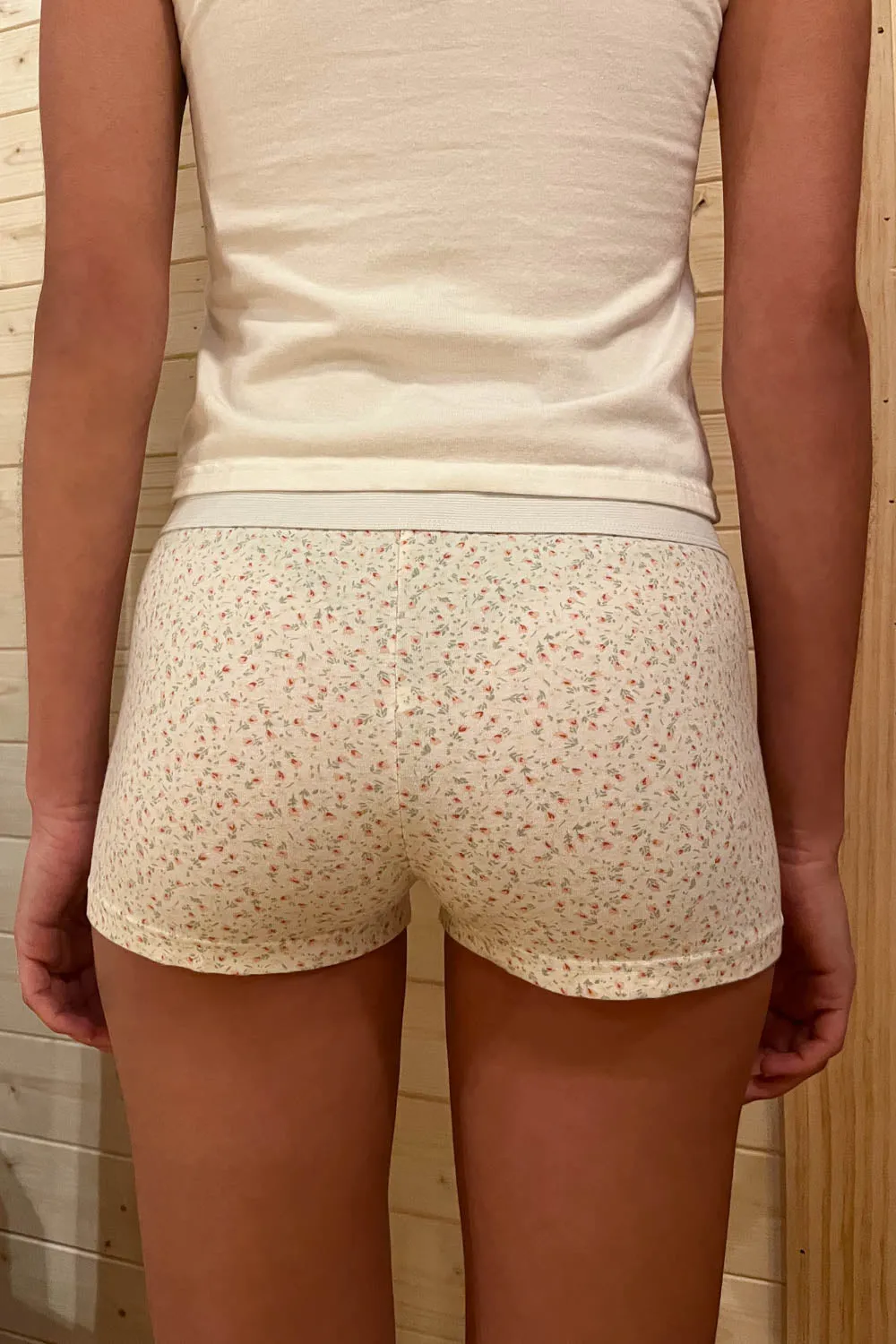 Boy Short Floral Underwear