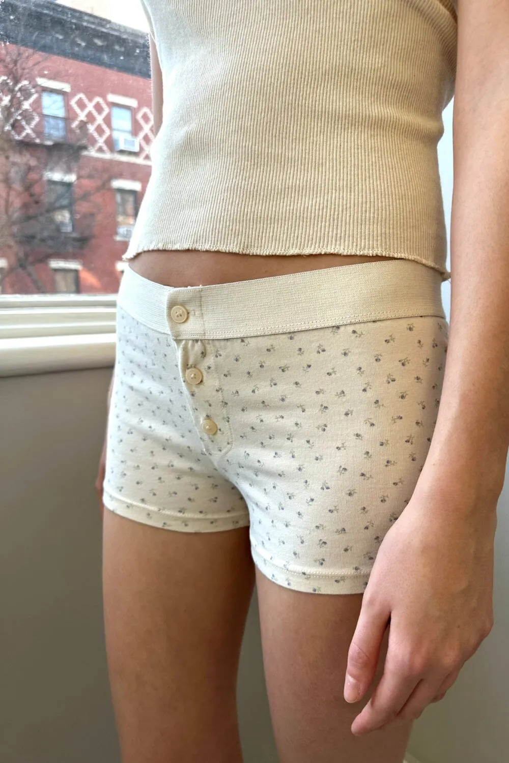 Boy Short Floral Underwear