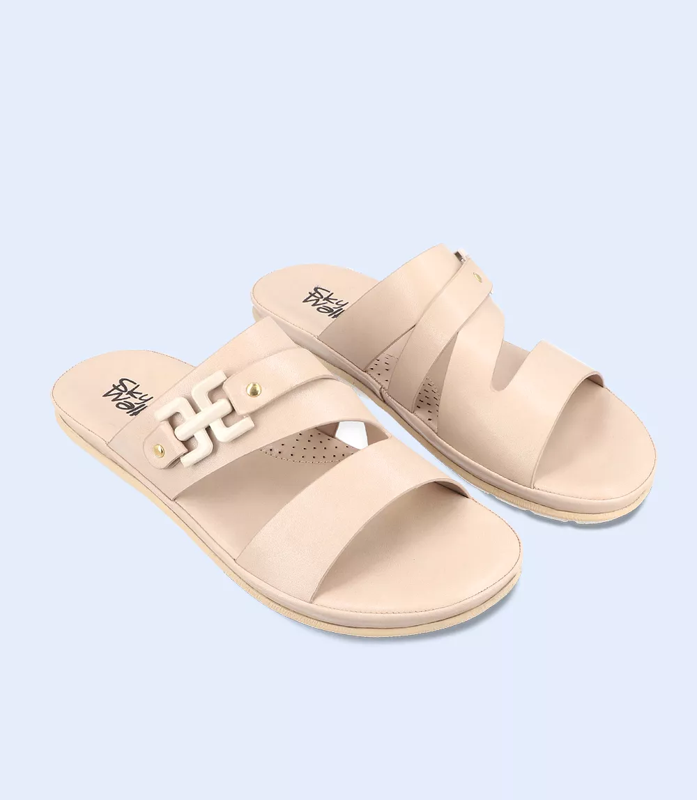 BW7071-FAWN-Women Comfort Slipper