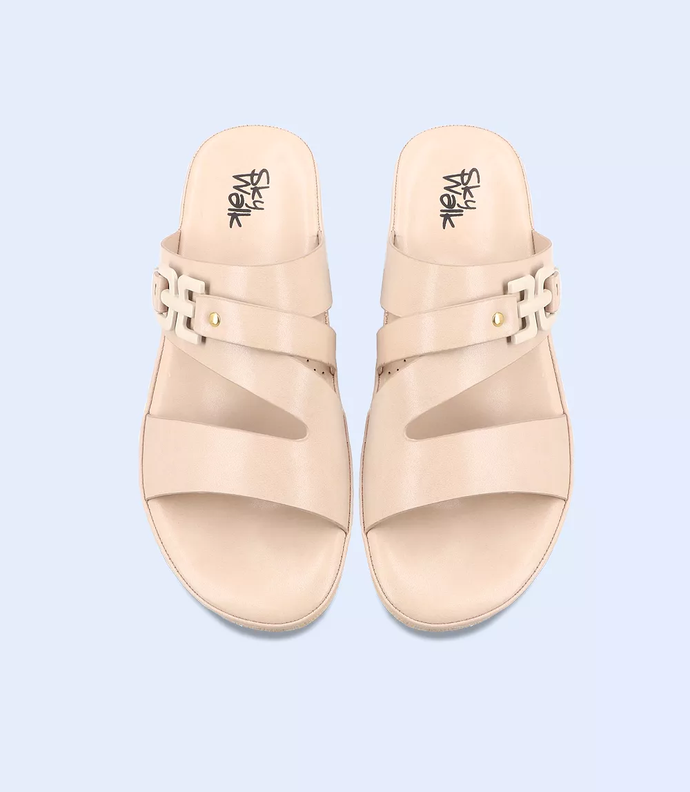 BW7071-FAWN-Women Comfort Slipper