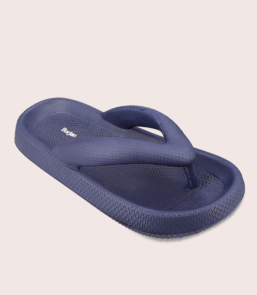 BW7077-NAVY-Women Flip flop