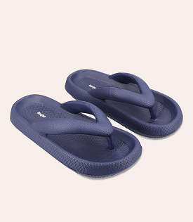 BW7077-NAVY-Women Flip flop