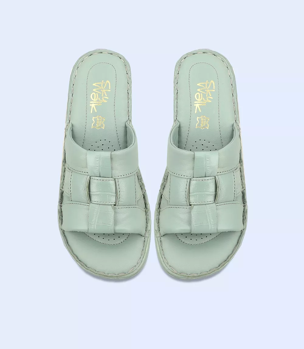 BW7200-MINT-Women Comfort Slipper