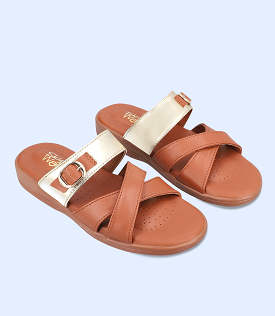 BW7204-TAN-Women Comfort Slipper