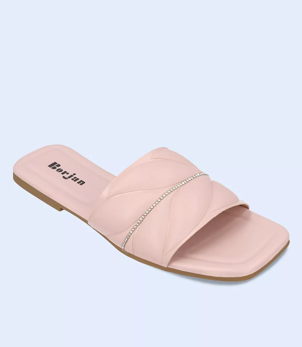 BW7342-TEA PINK-Women Casual Slipper