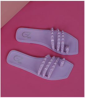 BW7667-LILAC-Women Casual Slipper