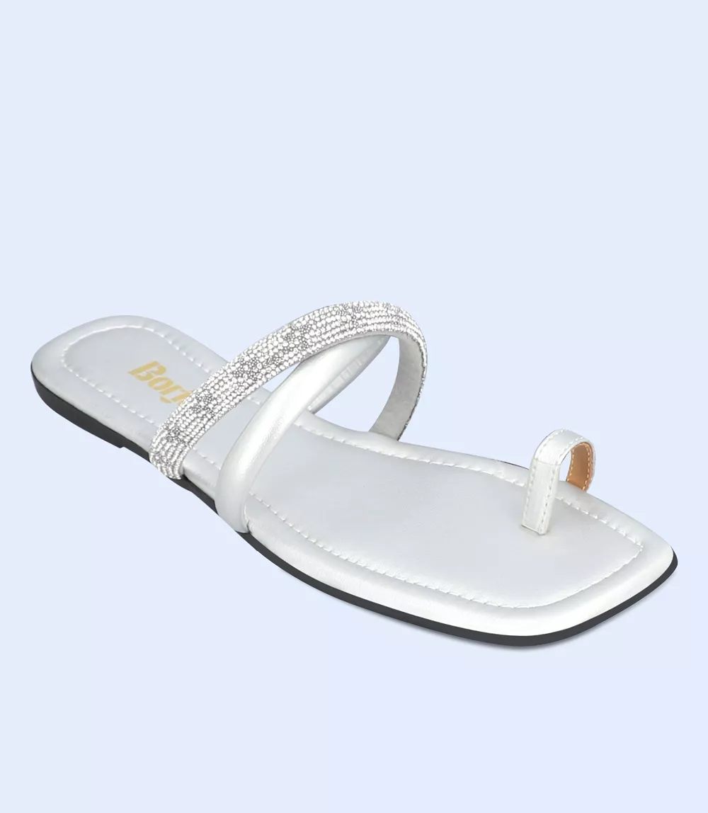 BW9905-SILVER-Women chappal