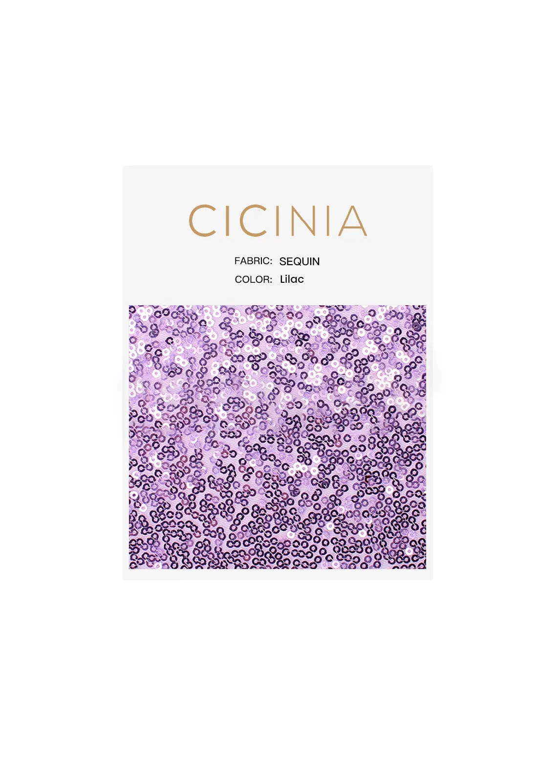 Cicinia NUANCIERS en Paillettes