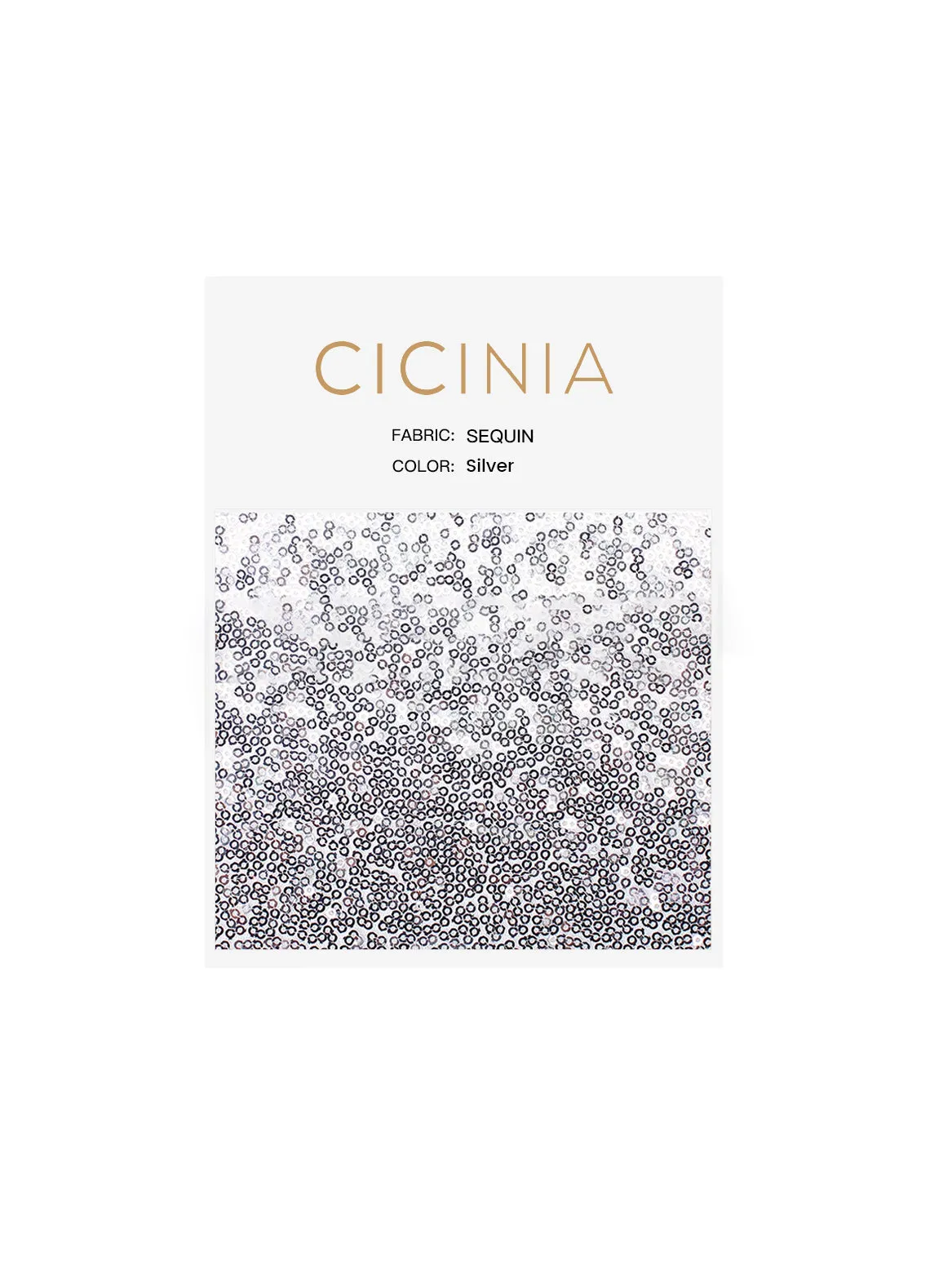 Cicinia NUANCIERS en Paillettes