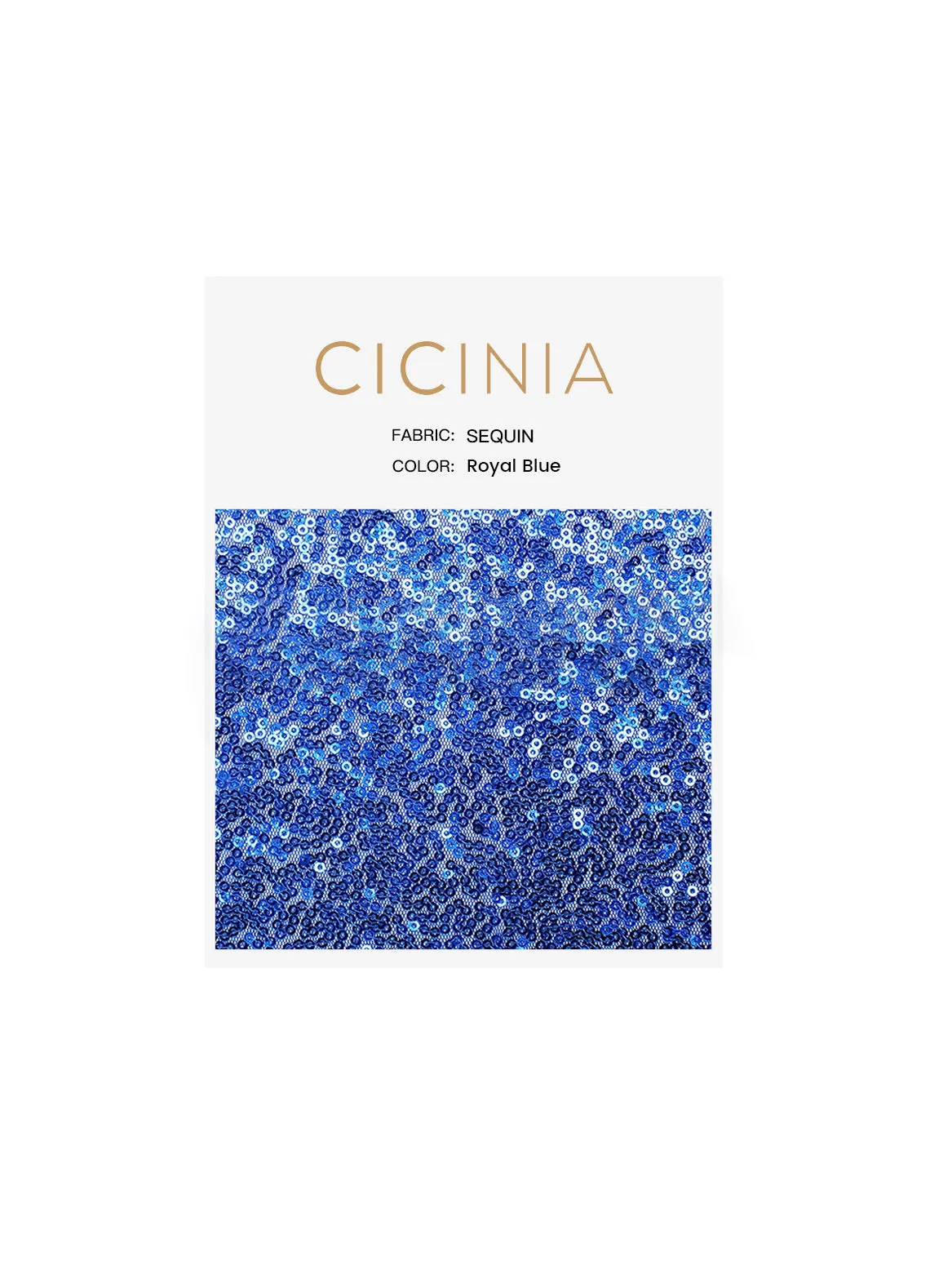 Cicinia NUANCIERS en Paillettes