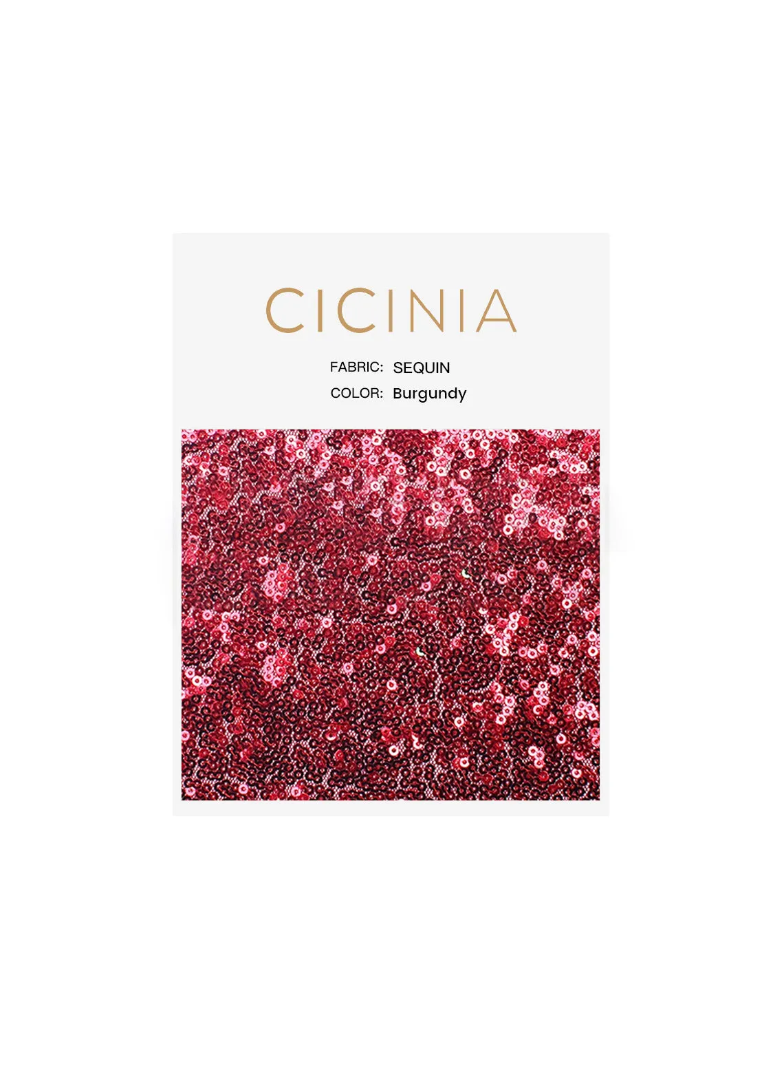 Cicinia NUANCIERS en Paillettes