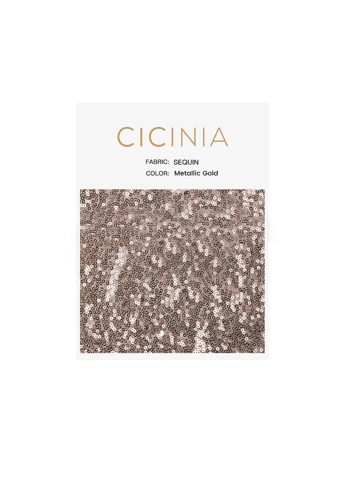 Cicinia NUANCIERS en Paillettes