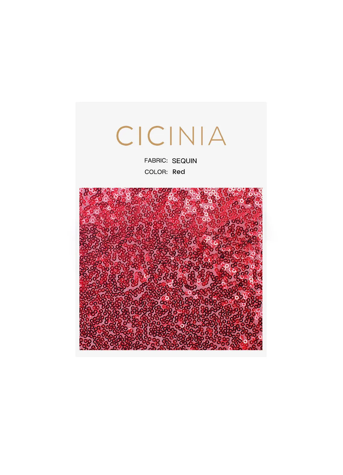 Cicinia NUANCIERS en Paillettes