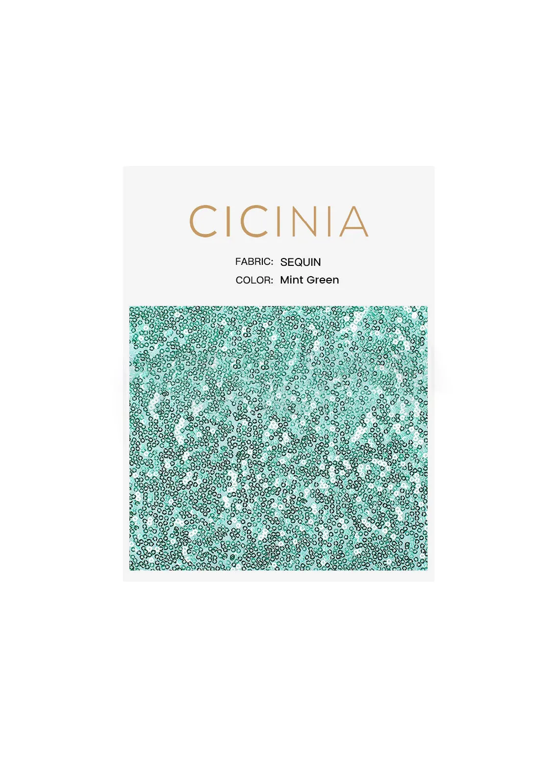 Cicinia NUANCIERS en Paillettes