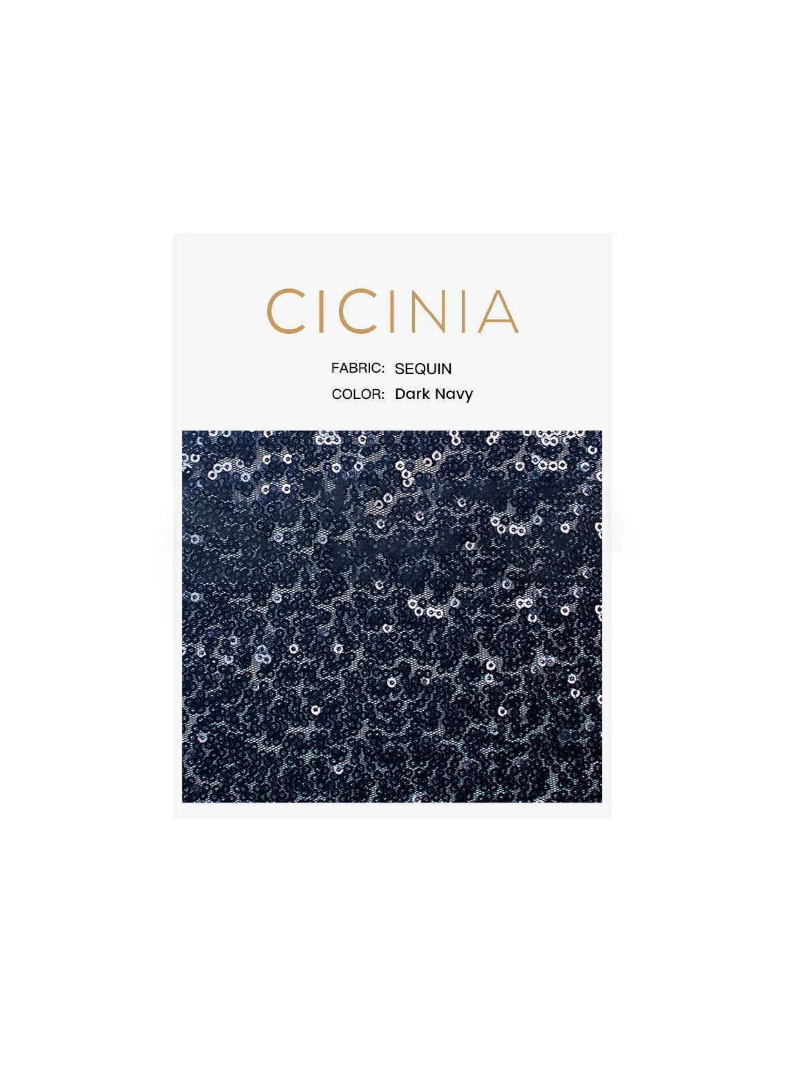 Cicinia NUANCIERS en Paillettes