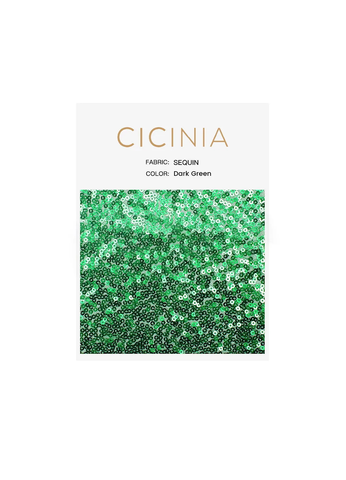 Cicinia NUANCIERS en Paillettes