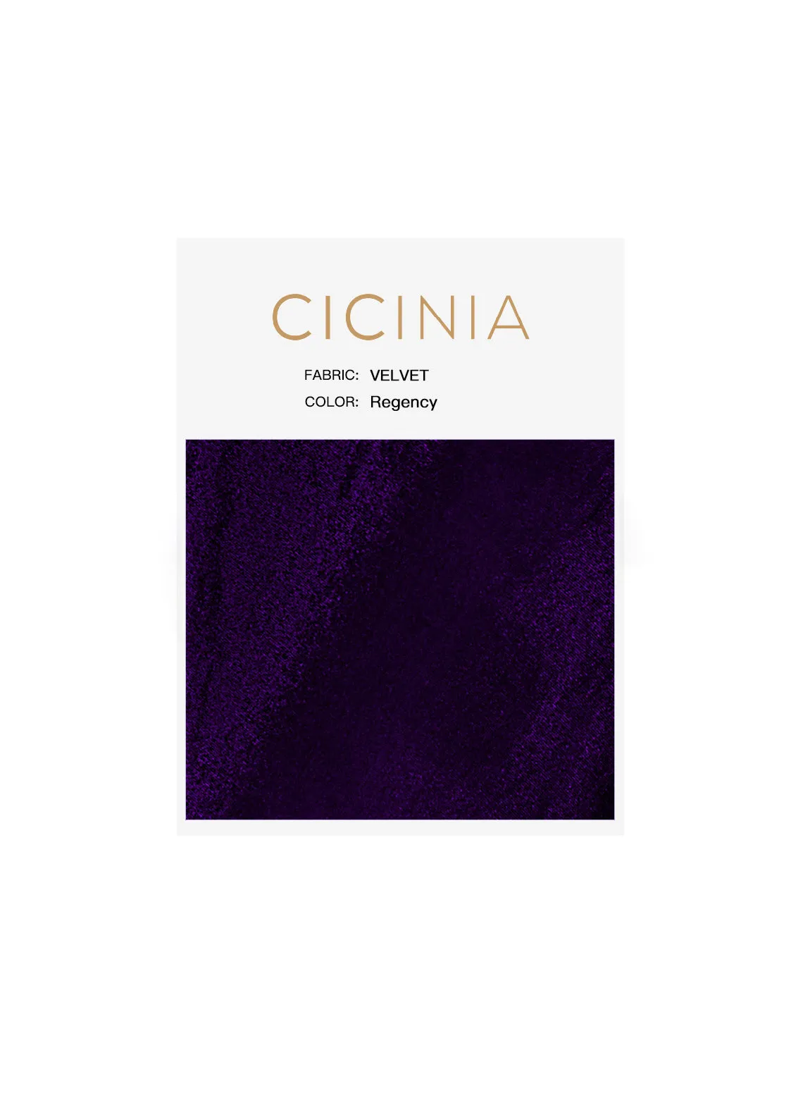 Cicinia NUANCIERS en Velours