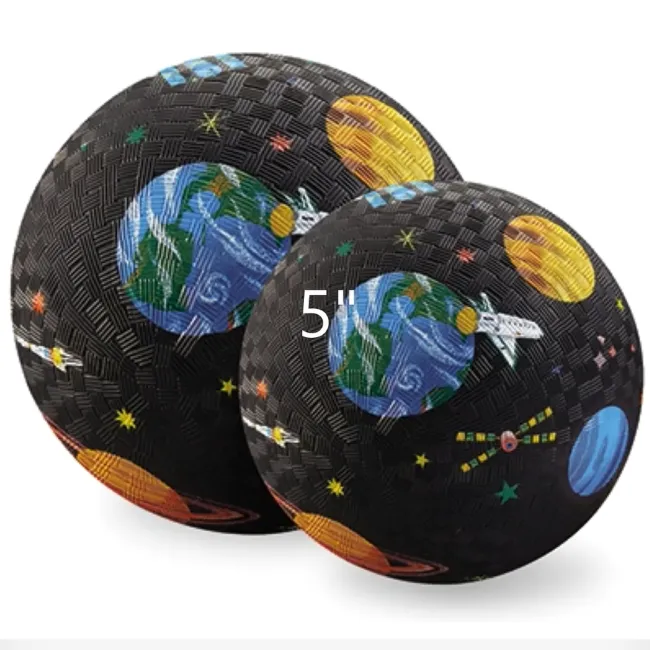 crocodile creek space exploration  7 inch rubber play ball