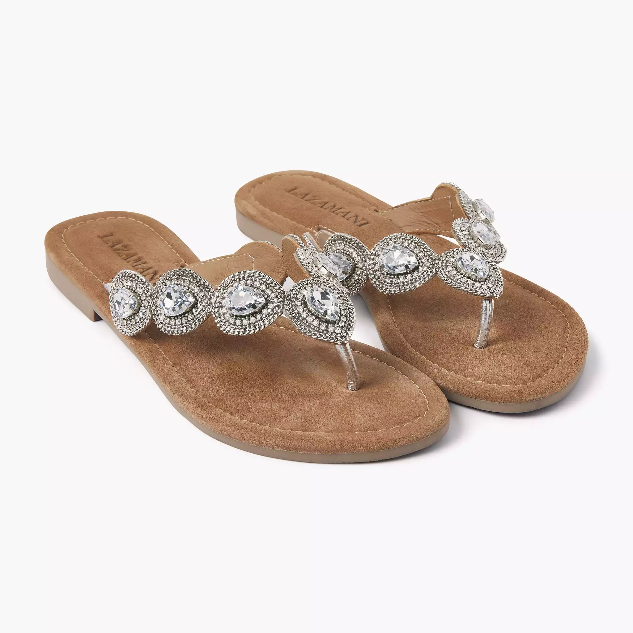 Dames Slippers 33.515 Silver