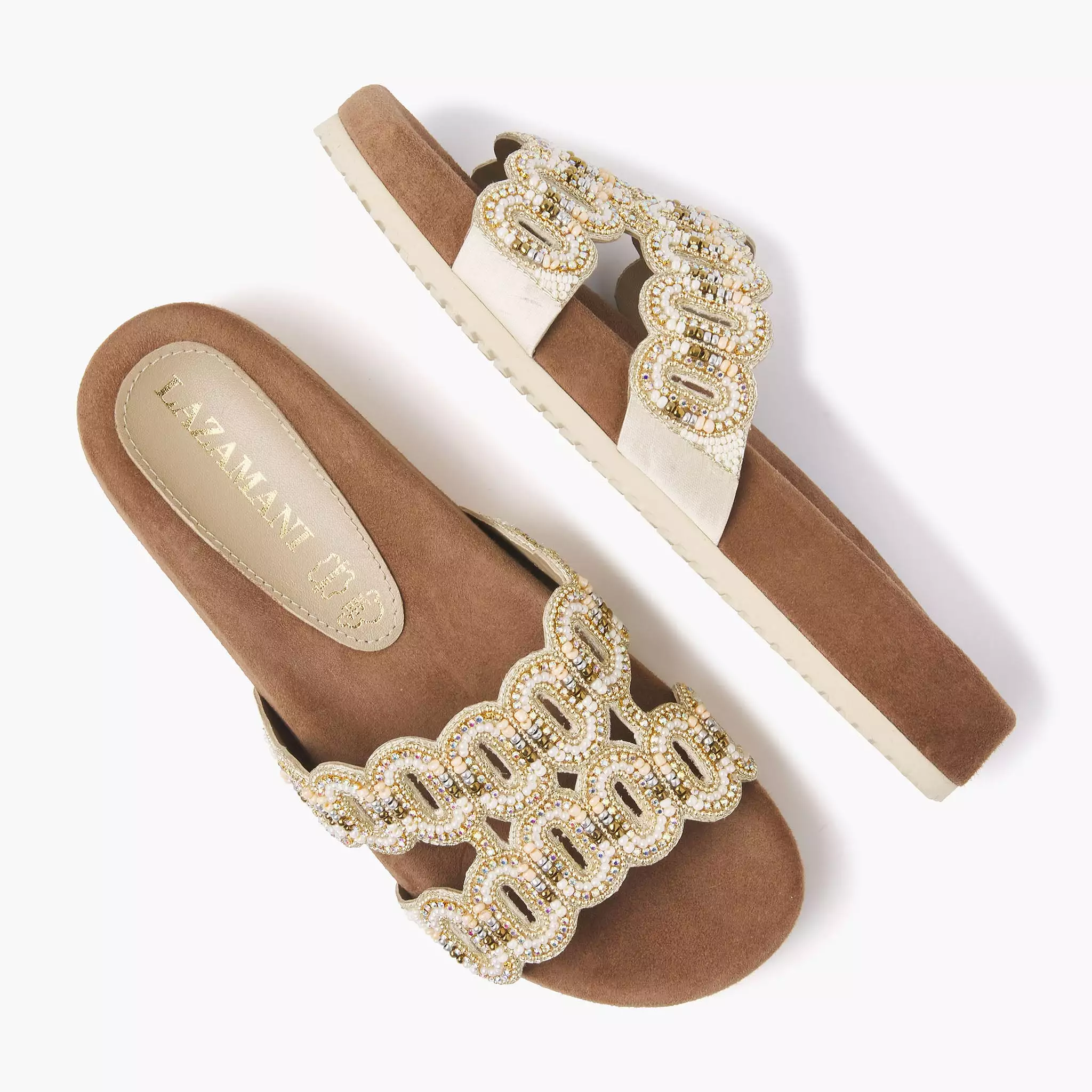 Dames Slippers 75.391 Beige