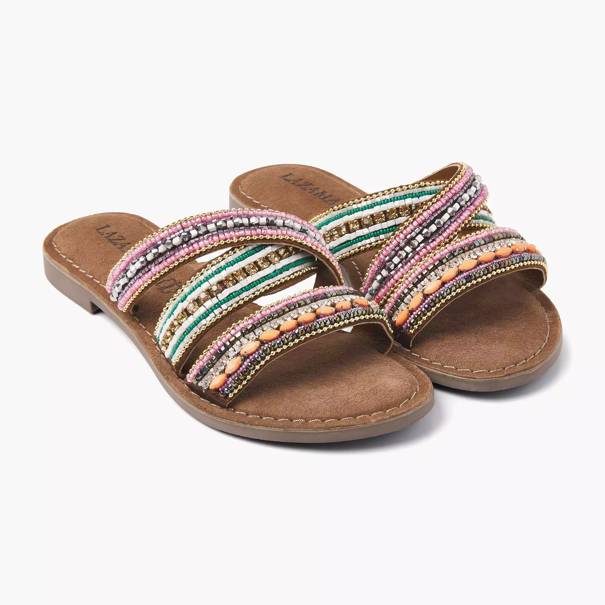 Dames Slippers 75.474 Tan