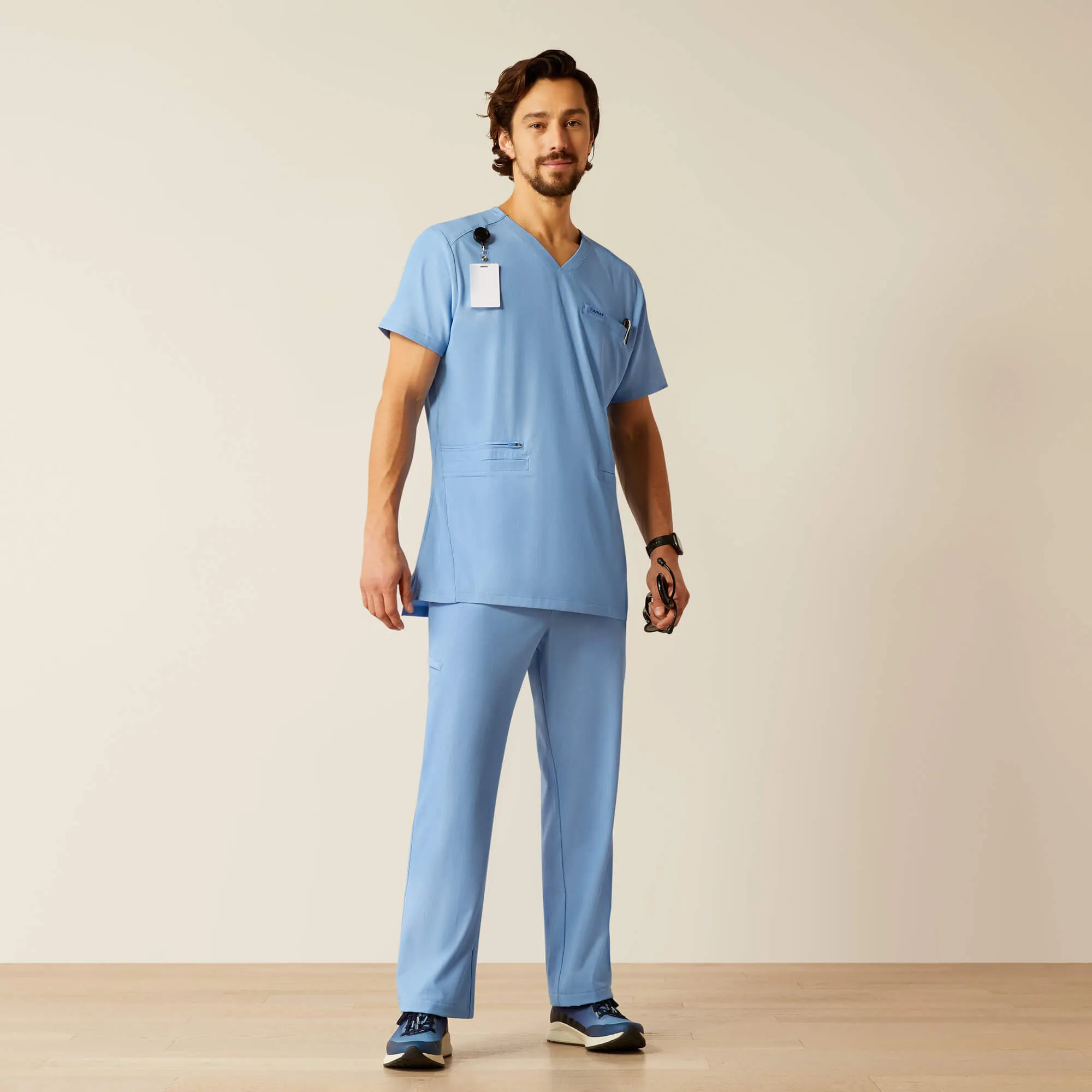 Derham 6 Pocket Scrub Top