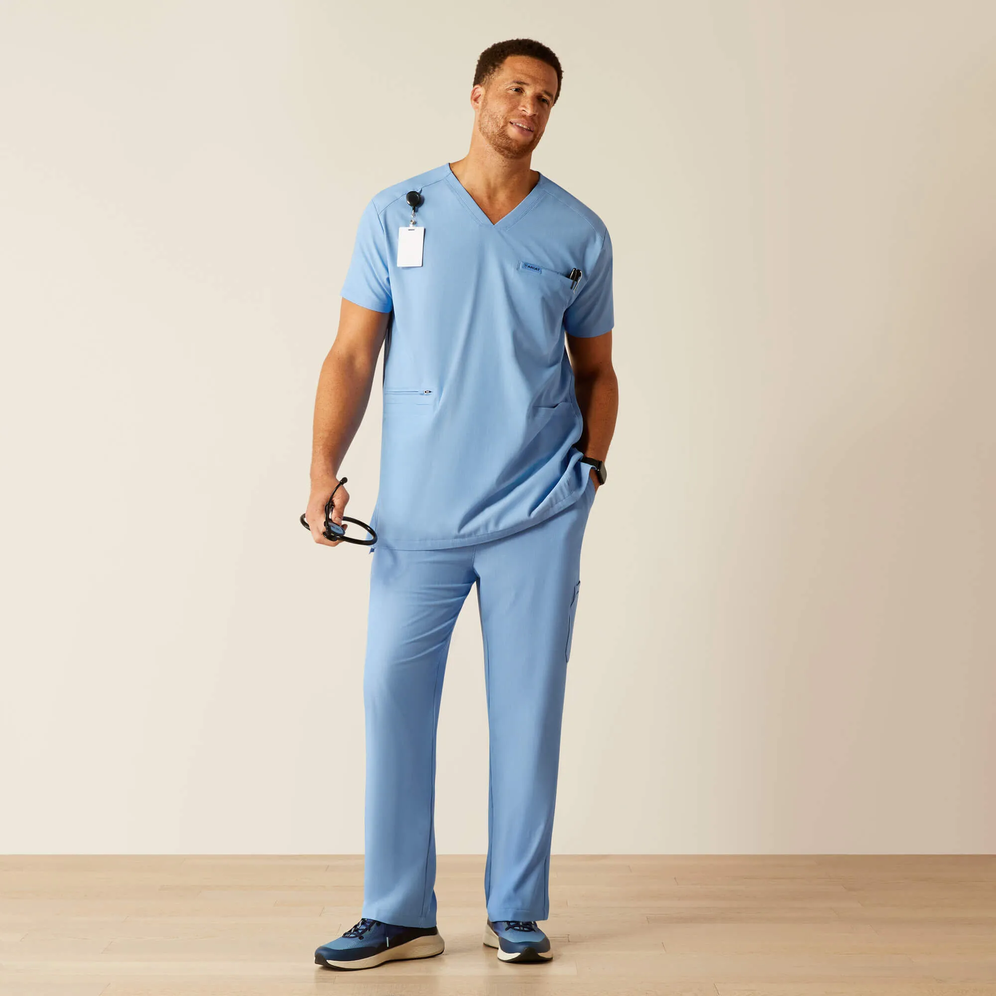 Derham 6 Pocket Scrub Top