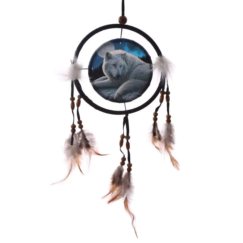 Dreamcatcher (Small) - Lisa Parker Guardian of the North Wolf DCPA06T