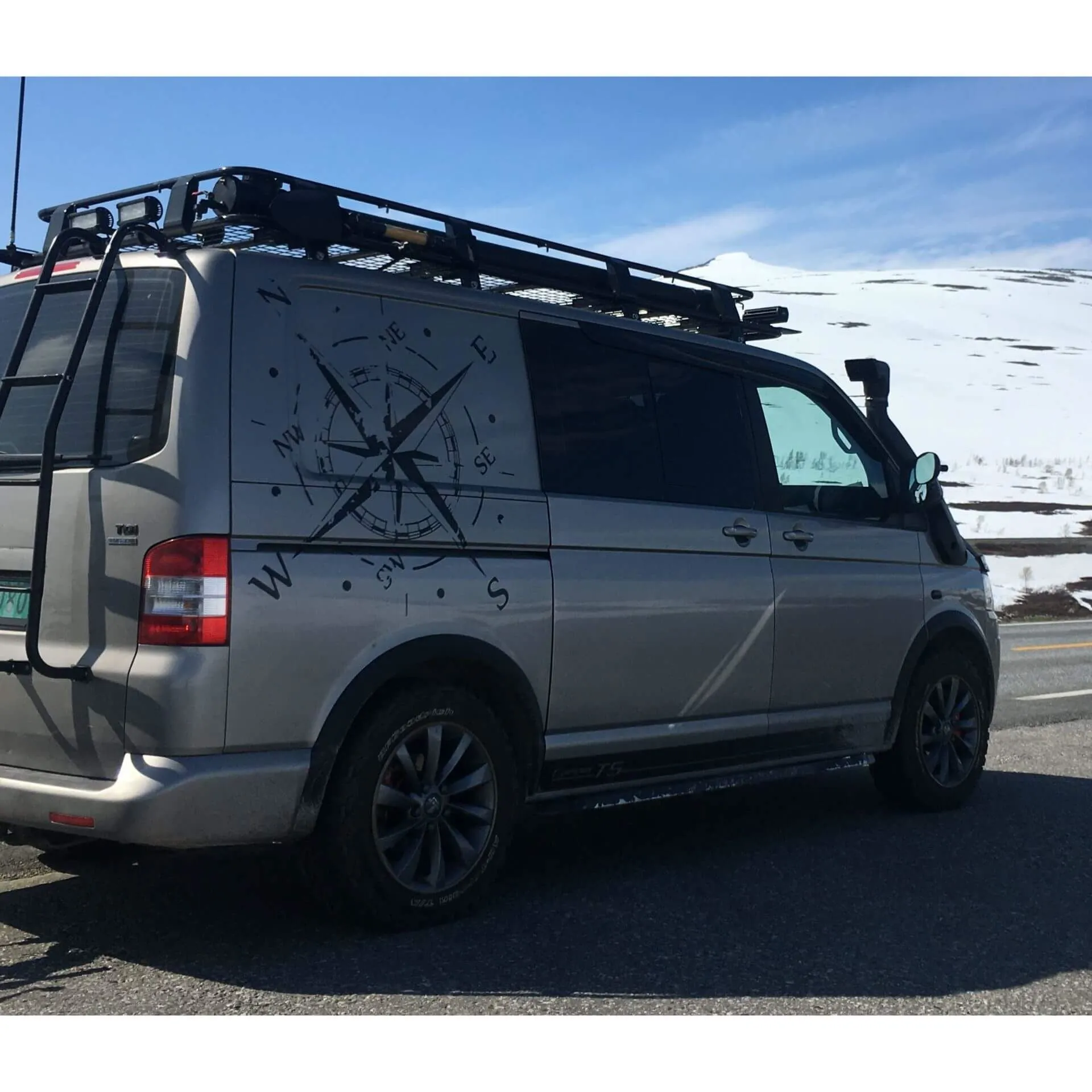 Expedition Steel Full Basket Roof Rack for Volkswagen Transporter T6 SWB