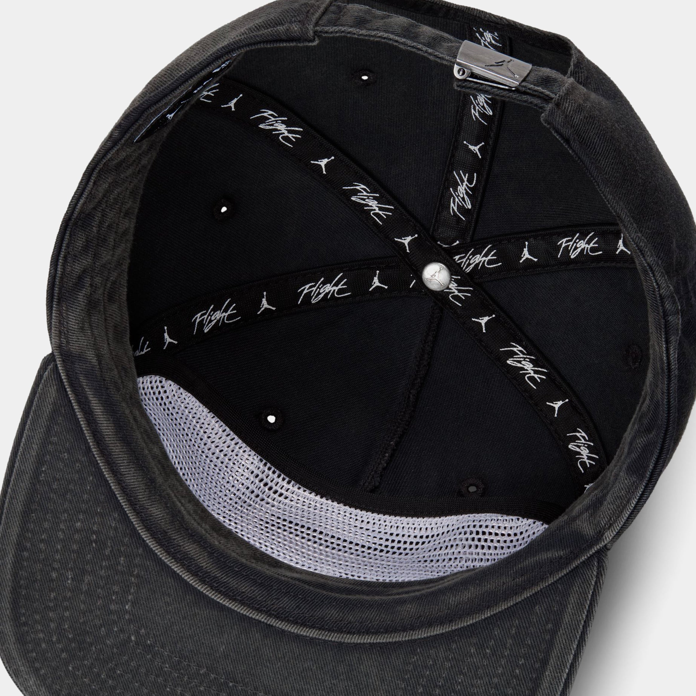 Flight Pro Unstructured 5 Panel Mens Hat (Black/White)