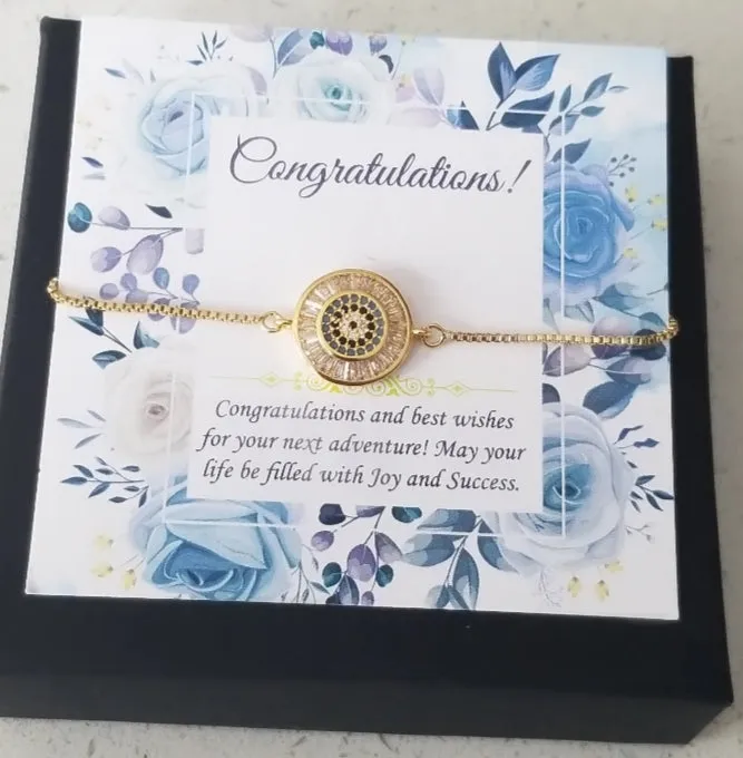 Gold Filled Evil Eye Bracelet-Clearance