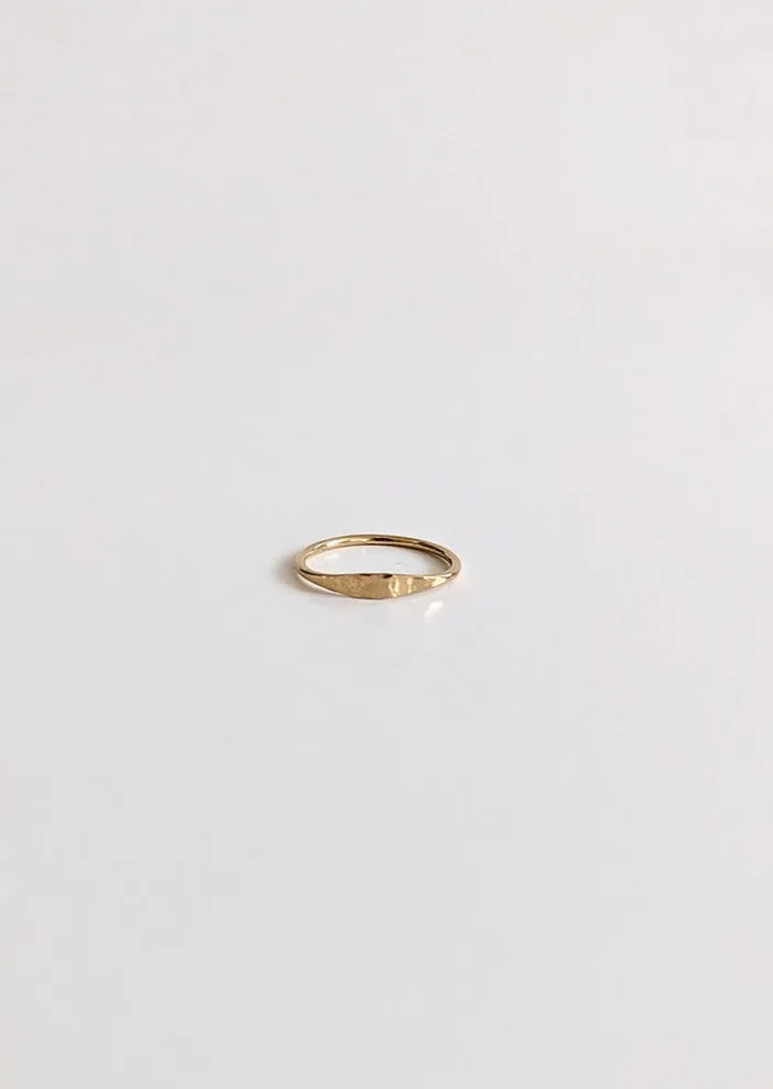 Gold Filled Signet Ring