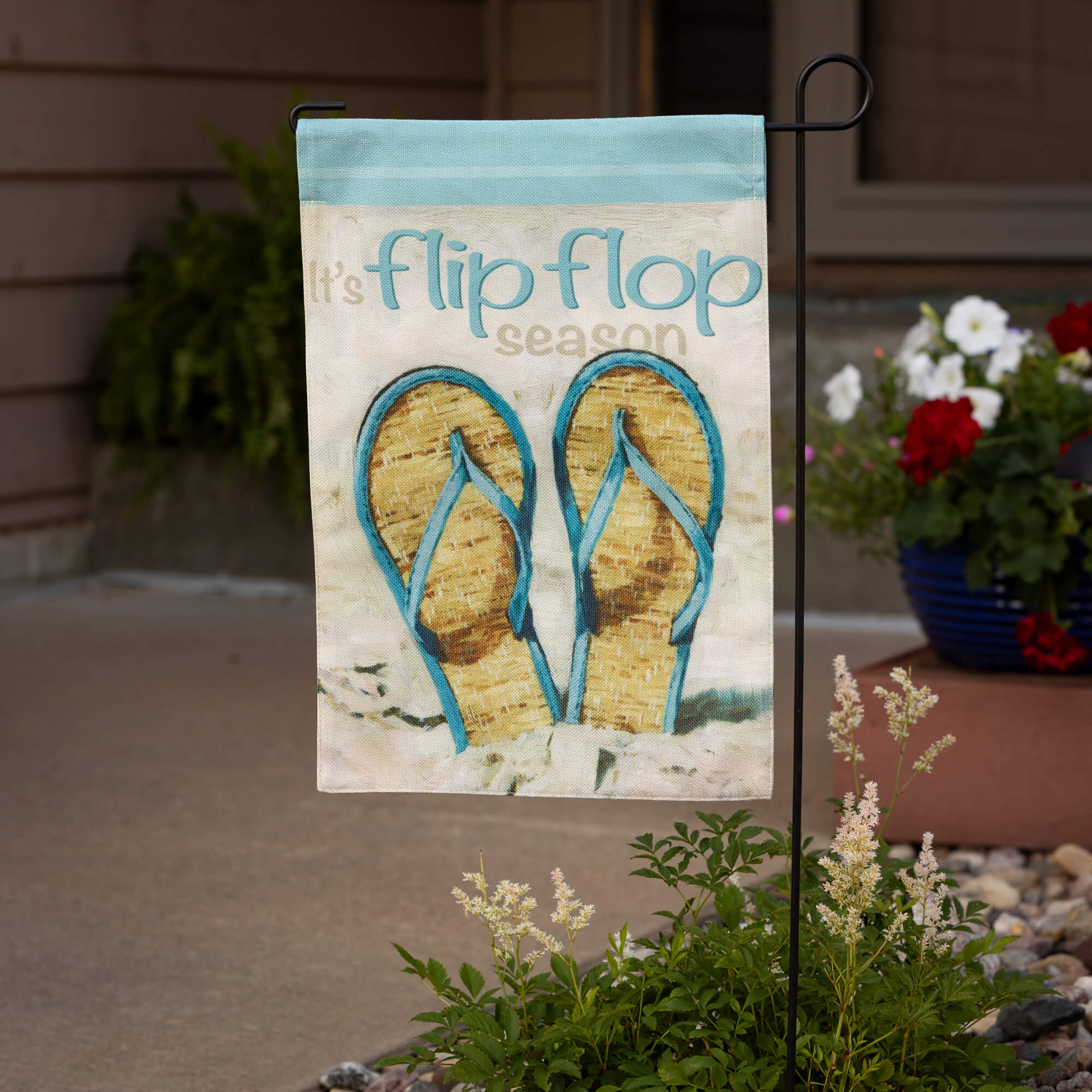 Gygi Flip Flops Garden Flag