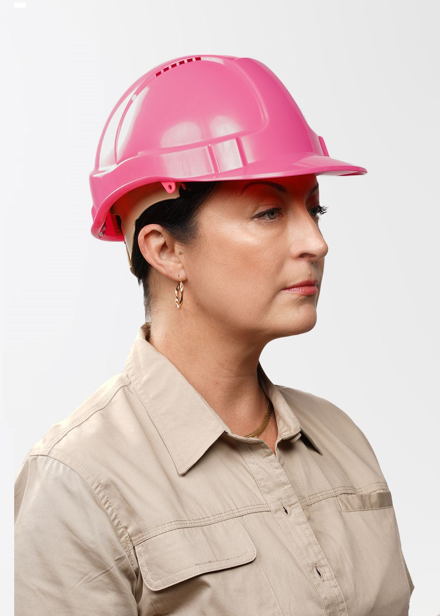 Hammer Head vented hard hat