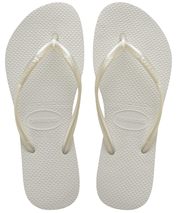 Havaianas Slim Flip Flops -  White