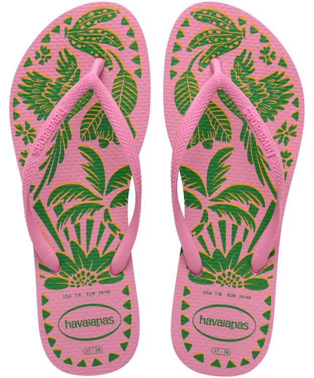 Havaianas Slim Tucano Flip Flops - Pink Lemonade