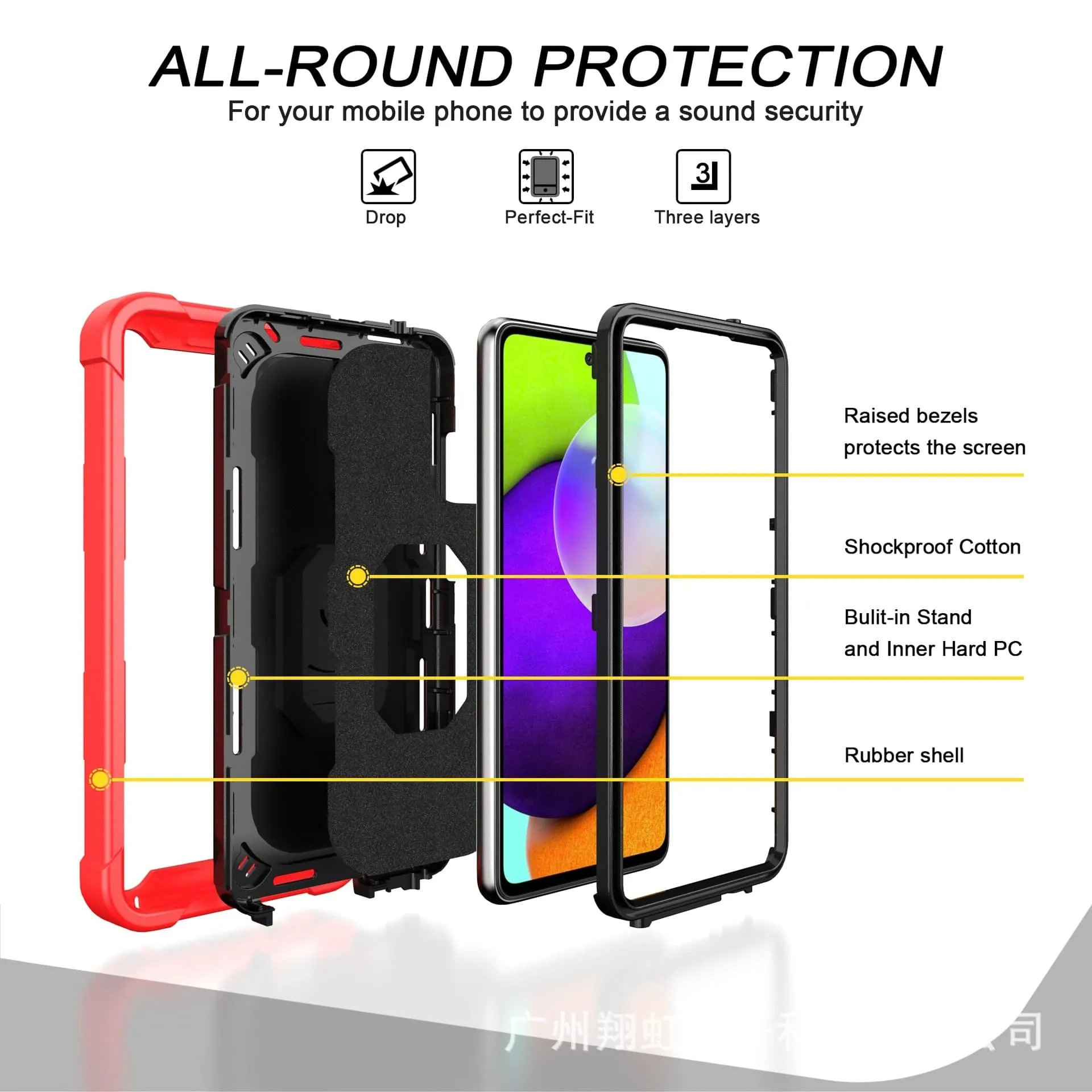 Heavy Duty Rugged Military Shockproof Case For Samsung A Series