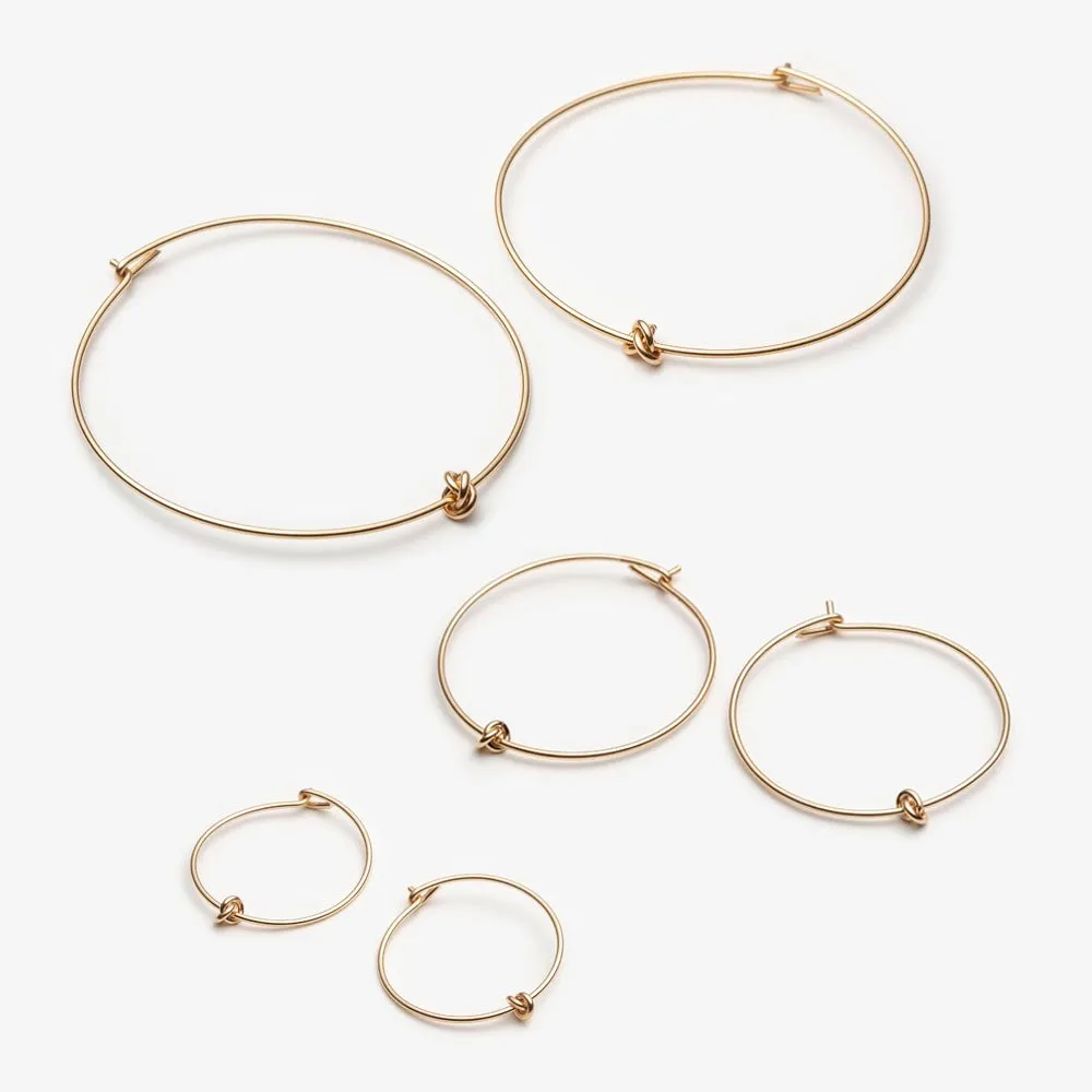 Hoop Earrings Prelude – Gold Filled – Large