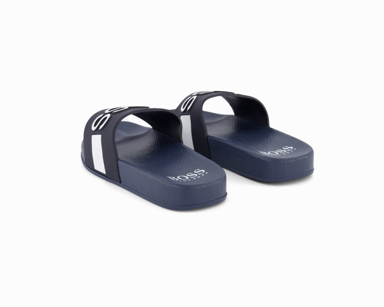 Hugo Boss Kids J29274 849 Logo Sliders Navy