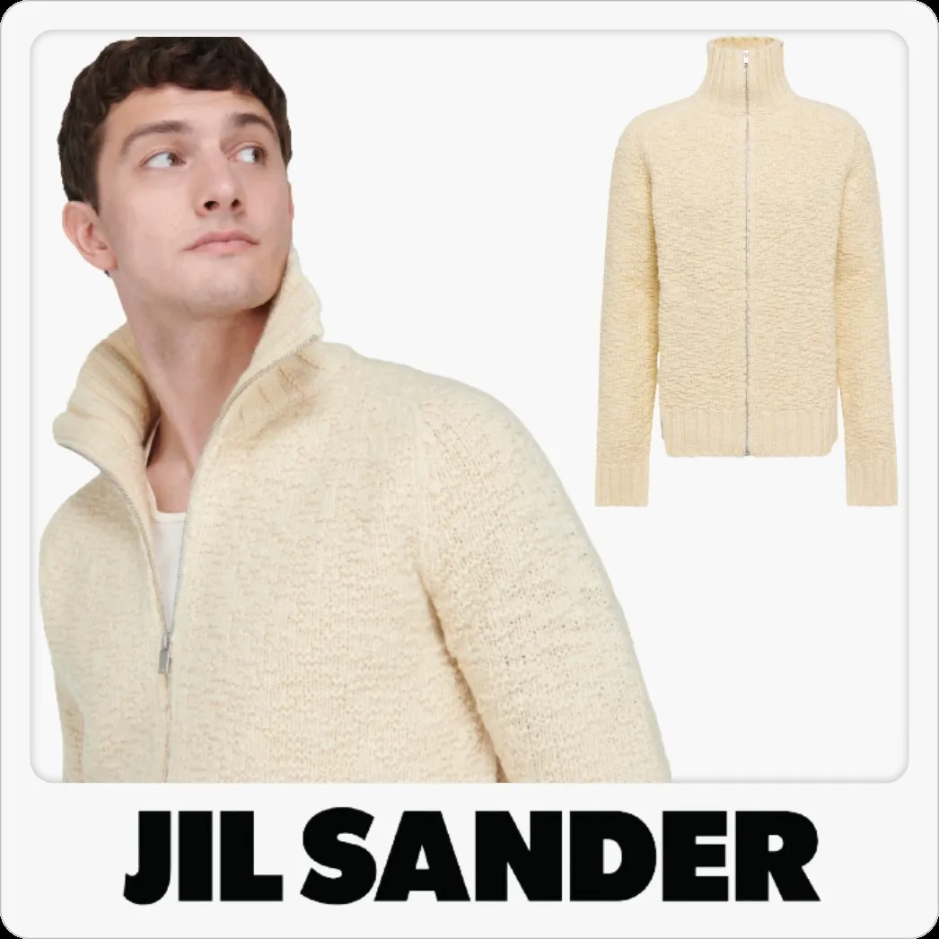 Jil Sander  |Wool Street Style Designers Cardigans